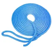 SeaGrace Boat Dock Line | Double Braided 3/8 Inch x 15 FT Blue