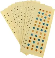 LALADEFIEE 20pcs Ukulele Note Stickers Durable Musical Scale Stickers for Beginners Easy to Use Lightweight Non Adhesive for Learning and Practicing Music Notes