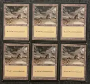 6x Plains MP Tempest MTG Magic The Gathering