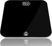 INEVIFIT Bathroom Scale, Highly Accurate Digital Bathroom Body Scale, Measures Weight up to 400 lbs. Includes Batteries