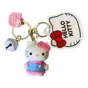 NEW Sanrio Hello Kitty KEYCHAIN Key Clip Mini Figurine Purse Fob Backpack Charm!