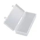 Storage Box 15.5*6.3*3cm Clear Container Cosmetics Cover Craft Earring