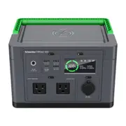APC OffGrid Portable Power Station 330, 120V, 332Wh Lithium-ion, LCD, 2 NEMA, Sinewave, 3 USB-A, 1 USB-C, Wireless Charger PPS330-AZ