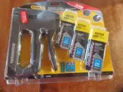 EASY-SQUEEZE ANTI-JAM Stanley ALUMINUM Heavy Duty brad nailer Staple Gun TR250
