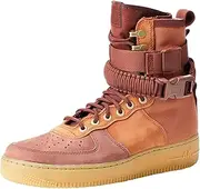 [Nike] SF AF1 PRM Mens Hi Top Trainers AQ0118 Sneakers Shoes (UK 7 US 8 EU 41, Dark Russet Pueblo Brown 200) 200