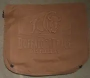 BUFFALO TRACE brown denim MESSENGER BAG laptop whiskey bourbon empty bar B