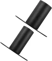 COMPUKAS 2pcs Loudspeaker Metal Base Durable Speaker Stand for Indoor Stage Use Smooth Edge Design for Speaker Protection Easy Installation Sturdy Support for Sound Systems