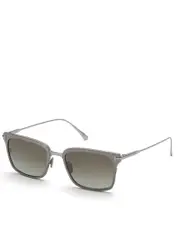 Tom Ford Square Sunglasses Green & Grey Hayden FT0831
