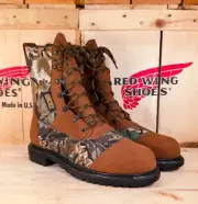 Irish Setter 4424 Insulated Camo Boots Size 9.5D (Steel Toe) (USA)