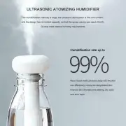 Mini Travel Portable Mineral Water Bottle Diffuser USB Donut Humidifier Spray AU