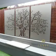 Tree of Life Triptych - DIY Decorative Screens Indoor / Outdoor Garden Wall Art