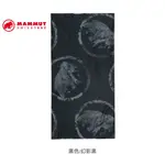 -滿3000免運-MAMMUT NECK GAITER 防曬快乾頭巾/119105815001891/黑幻影