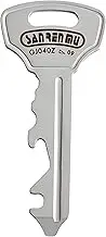 Keychain EDC Multi Tools Kit with Nail Puller Bottle Opener Spoke Key Flat Screwdriver Pry Bar Box Opener