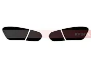 Rvinyl Tail Light Tint Covers Fits Volkswagen Golf 2010-2014