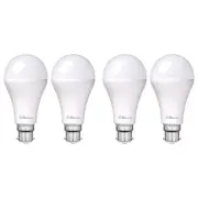 4x Laser 10W B22 Smart White LED Bulb Google/Alexa/WiFi Wireless App Control