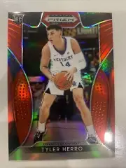2019-20 Panini Prizm Draft Picks Tyler Herro Red Rookie Parallel RC Heat UK