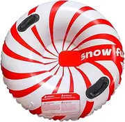 tieedhfu Snow Tubes for Kids Easy Inflation and Carry Winter Sled Gift Snow Sled for Kids Inflatable Sled Sleds for Snow