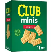 Club Minis Crackers 11 Ounce Buttery Flaky Snack Perfect for Dips or Salads