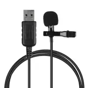 Mini Lapel Lavalier Clip On Condenser Microphone With Usb For Computer Pc Laptop Microphones & Wireless Systems