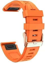 [ISOUDE] 20mm Silicone Sport Watchband Strap For Garmin Fenix 6S 6SPro 7S 5S 5SPlus Descent Mk2S Smartwatch Quick Release Correa Bracelet