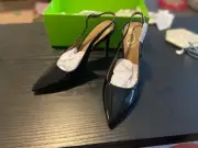 NIB Sam Edelman Women's Hazel Slingback Heel in Black