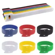 30 Pack Cable Ties Reusable Cord Ties Hook Loop Cable Organizer Cable