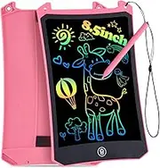 EooCoo Gifts for Girls Boys, Writing Tablet for Kids, 8.5 inch Toddler Travel Essentials, Drawing Board No Mess Colouring Book for Toddlers, Kids Toys in Car, Educational Learning Toys