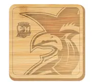 Sydney Roosters NRL Bamboo Cheeseboard Cutting Charcuterie