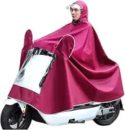 mobility scooter rain cover, Rain Poncholity Scooter Cover Larrain Cape Coatlity Scooter Motorcycle Raincoat Rain Cover(Red,Single 5Xl)