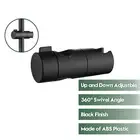 Replacement Shower Rail Slider Riser Hand Held Head Holder Black Bathroom