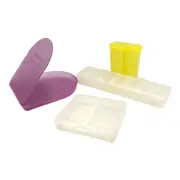 Tupperware Tea Helper, Stamps N Things, Travel Salt and Pepper, Pill Sorter Set