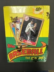 1987 Topps Baseball SEALED Wax Box 36 Bonds McGwire Bo Jackson ROOKIES
