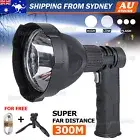 LED Handheld Spotlight Rechargeable Camping Hunting Flashlight Torch Spot Light