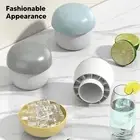 New Ice Cubes Maker Mushroom Shape Ice Cube Cup Silicone Ice Lattice Mold Grey