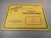 "WHITEACE" HISTORICAL STAMP ALBUM PAGES PALAU SINGLES PA-14 1997 FREE SHP.