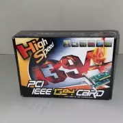 FireWire IEEE 1394 PCI 3+1 Port Card Kit New Model #A-1394/6306 PC and Mac