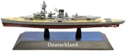 Deutschland Battleship, 1928, Detailed 1:1250 Scale Diecast and Plastic Model