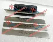 Lathe Clamp Type Parting Cut Off Tool Holder 8mm Shank With 1/2" HSS Blade x 4