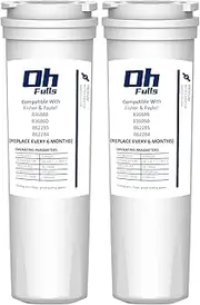 [OHFULLS] 836848 Refrigerator Water Filter, Replacement for Fisher & Paykel #862285 Replaces #836848, 836860, E522B, PS2067635, RF90A180DU, EFF-6017A, E402B, E442B, SUPCO WF296, RF135B (2-Pack)