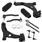 For 07-14 Ford Edge Lincoln MKX 10× Front Lower Control Arm Tierod Sway Bar Link (for: Ford)