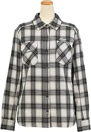 RossoStyleLab ROJ-994 Protective Flannel Motorcycle Shirt, Warm Gray, M