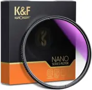 K&F Concept 67mm Soft Graduated ND GND16 Neutral Density Lens Filter for Cameras