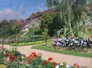 Józeff Mehoffer : Manor House & Garden in Jankówa : Archival Quality Art Print