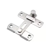 Flip Door Latch 201 Stainless Steel 51x48mm Gate Latch Hasp Slide Lock 2 Pcs