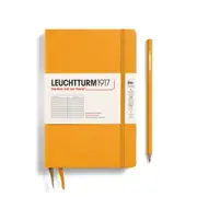 Notebook Hardcover Paperback, Ruled, 123 Pages (Rising Sun) - B6+