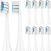Topkitfice Philips Sonicare Toothbrush Head Replacement: 10 Pack Soft Replacement Electric Brush Head Compatible with Snap-on Phillips Sonicare Plaque Control