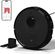 TECBOT S3 PRO Robotic Vacuum Cleaner and mop, LiDAR Navigation, 150mins Runtime&4,000Pa Suction, Automatic Charging Robot Vacuum Cleaner, WiFi,App,Alexa, Ideal for Hard Floor, Pet Hair,Black