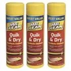 3PK Mr Clean Quik & Dry Synthetic Car/Window Cleaner Chamois/Shammy Cloth 40cm