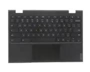 New Lenovo 100e Chromebook 2nd Gen MTK 2 Palmrest US Keyboard Bezel 5CB1E21835