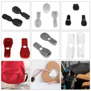 Plastic Zipper Pull Cord Stopper Ends Lock Backpack Sportswear Luggage Coats